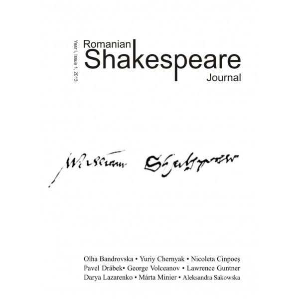 Romanian Shakespeare Journal no.1